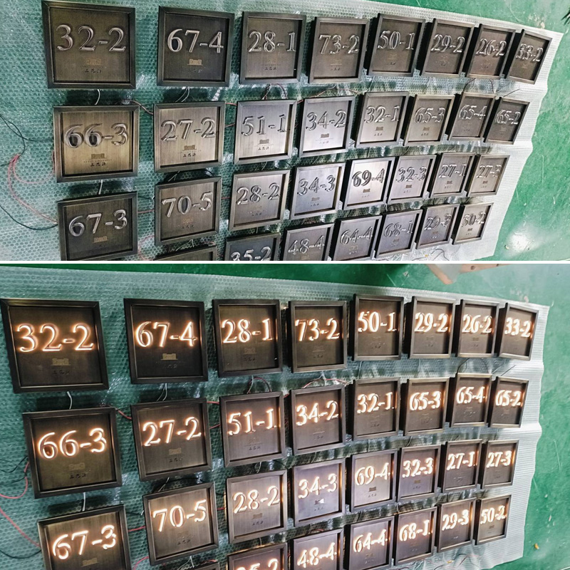 金属三维立体字制作厂家 不锈钢立体浮雕字 铝板雕刻三维字 亚克力发光广告字加工定制